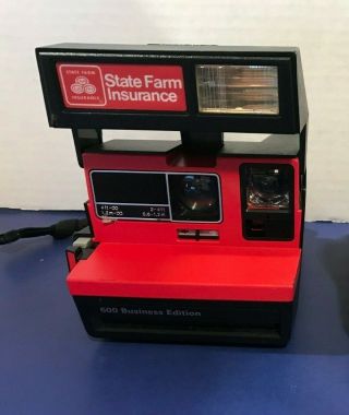 Vintage Polaroid Camera State Farm Insurance