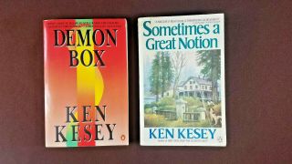 Demon Box & Sometimes A Great Notion By Ken Kesey Penguin 1986 1977