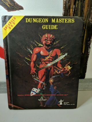 Advanced Dungeons & Dragons Dungeon Masters Guide By Gary Gygax Vintage Tsr 1979