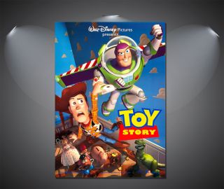 Toy Story Woody Buzz Vintage Movie Poster - A1,  A2,  A3,  A4