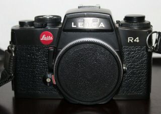 Leica R4 Slr Camera Body With Strap