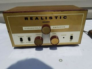 Realistic Stereodyne 7 35c5 Single Ended Stereo Tube Amplifier