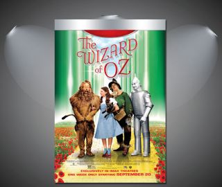 The Wizard Of Oz Vintage Movie Poster - A1,  A2,  A3,  A4 Sizes