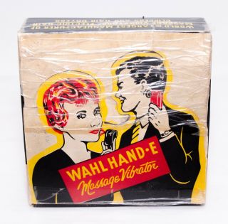 Vintage Wahl Electric Massage Vibrator Body Face Scalp Massager Model Hand - E