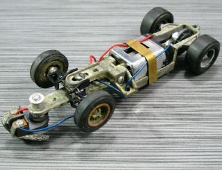 Slot Car Cox Ford Gt 40 Complete Mag Frame/chassis Revell K&b Vintage 1/32 Scale