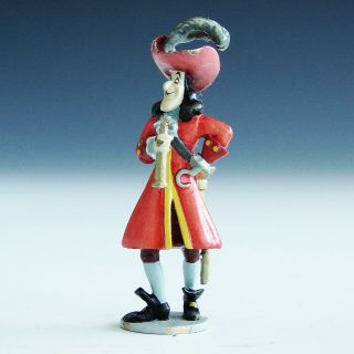 Vtg Olszewski Goebel Miniature Bronze Figurine Disney Peter Pan Captain Hook
