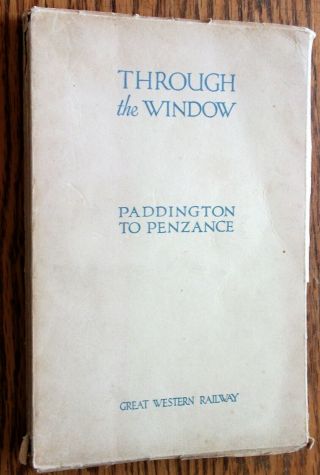 Through The Window Paddington To Penzance Great Western Railway