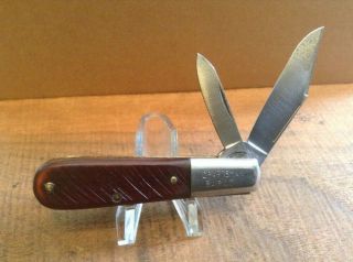 Vintage Craftsman Bone Barlow Folding 2 Blade Pocket Knife 9540 Usa