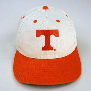 Vintage 90s Adidas Tennessee Volunteers Vols Football Orange Snapback Hat F91 2