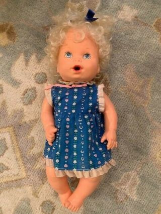 Vintage 1990 Kenner Baby Alive Baby Doll