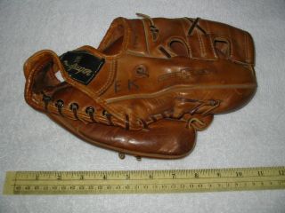Vintage Macgregor Leather Field Master Gf30 Ron Hansen Signature Baseball Glove