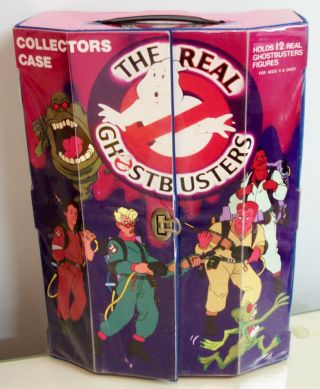 Vintage The Real Ghostbusters Collectors Case (up To 12 Figurines) 1988 W/insert