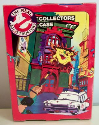 vintage The Real Ghostbusters Collectors Case (up to 12 figurines) 1988 w/insert 3