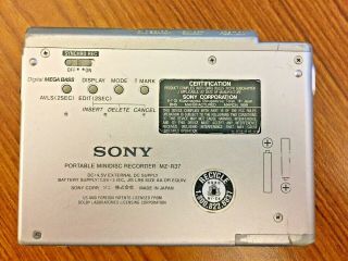 Sony Minidisc MZ - R37 - Vintage.  Great shape.  Good deal 2