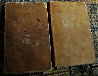 1832 leather books THE LIFE OF GEORGE WASHINGTON by John Marshall,  2 - vol edition 7