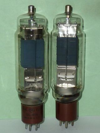Ge 814 Vt - 154 Mil - Spec Tubes - Matched Pair,  Nos Testing