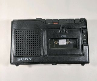 Vintage Sony Tcm - 5000 Professional Portable Cassette Tape Recorder & Case Parts