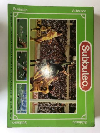 Subbuteo Vintage Boxed Set Bundle With Stadium And 7 Teams 3