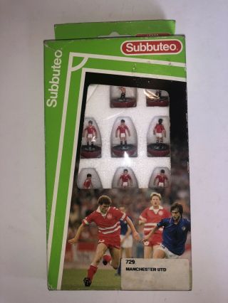 Subbuteo Vintage Boxed Set Bundle With Stadium And 7 Teams 7
