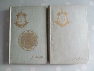 Sense And Sensibility In 2 Volumes By Jane Austen J M Dent Dated 1893 / 1896