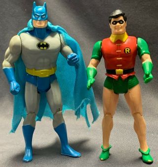 Vintage 1984 Dc Powers " Batman And Robin " Action Figures