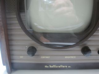 The Hallicrafters Co.  Tube Television Set 40 ' s 50 ' s With Cord Model 505 2
