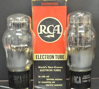 Nos Level Rca 6b4g Dual Folded Plate Style Matched Pair - Tv - 7 D/u