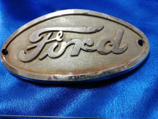 Vintage Ford 8n Front Hood Emblem - Equipment