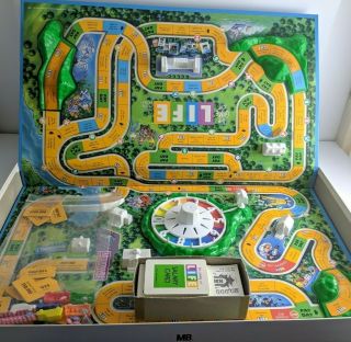 Vintage 1991 The Game Of Life Board Game Milton Bradley 100 Complete Game