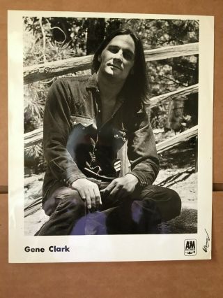 Gene Clark The Byrds Vintage Press Headshot Photo