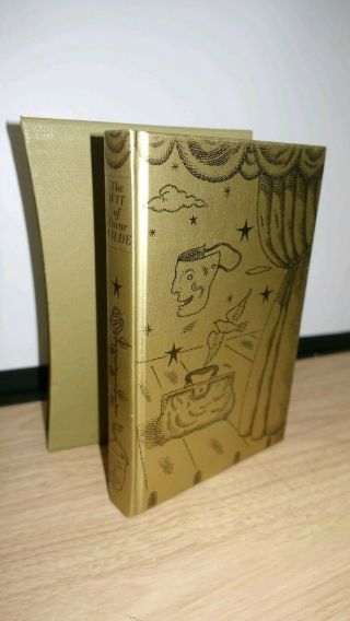The Folio Society The Wit Of Oscar Wilde Hardback Book & Slipcase