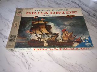 Vintage Milton Bradley American Heritage Board Game 1962 Broadside 4270