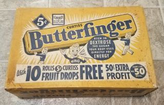 Vintage 1940s Butterfinger Box Drug Store