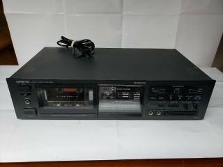 Vintage Onkyo Ta - R22 Cassette Deck - Made In Japan - Good - No Remote