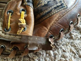 Vintage Baseball Glove Catchers Mitt JC Higgins 7