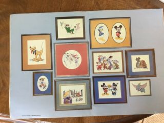 Vintage Walt Disney Characters Counted Cross Stitch Paragon Needlecraft