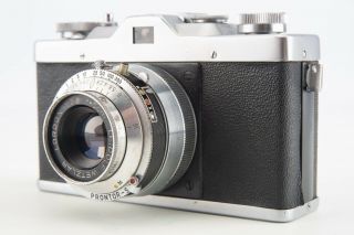 Vintage Leidolf Wetzlar Lordox 24x36 35mm Film Camera With 5cm Lordon Lens V04