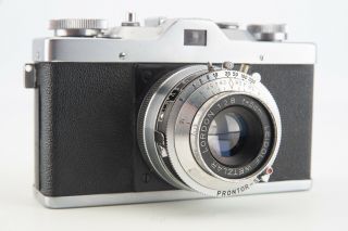 Vintage Leidolf Wetzlar Lordox 24x36 35mm Film Camera with 5cm Lordon Lens V04 2