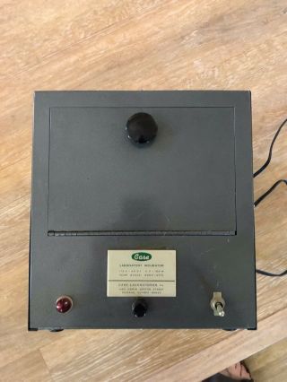 Vintage Case Laboratory Incubator 115v Room Temp To 65c A.  C.  100 Watt