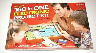 Science Fair Vintage 160 In One Electronic Project Kit (1982) Complete