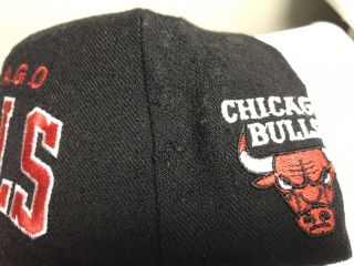 Vintage Chicago Bulls Starter Arch Snapback Hat Cap Nba Mj Script Jordan 23 5