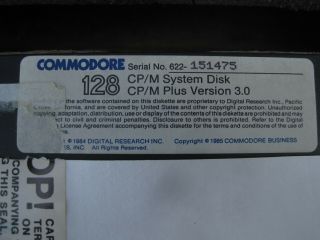Commodore 128 System Disks DOS Shell Disk and CP/M Disk & Tutorial Disks B0592 2