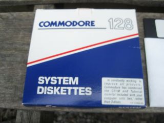 Commodore 128 System Disks DOS Shell Disk and CP/M Disk & Tutorial Disks B0592 5