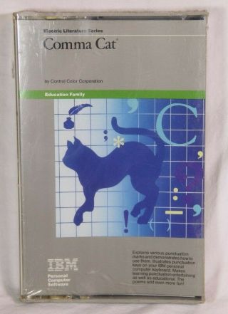 Ibm Pc Xt / At Comma Cat Software - Nos & In Shrinkwrap