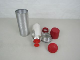 Vintage Thermos Brand Vacuum Bottle 2284 with Polly Red Top 2