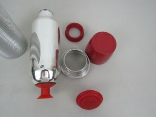 Vintage Thermos Brand Vacuum Bottle 2284 with Polly Red Top 3