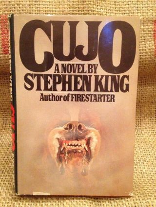 Vintage Stephen King Cujo Viking Press 1981 Hardcover Book W / Dc