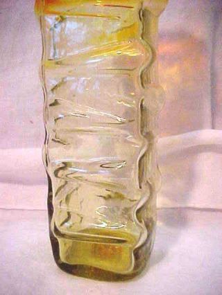 Vintage BLENKO Art Glass VASE 607 Wayne Husted Design in Tangerine 2