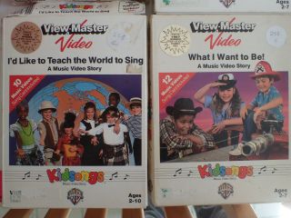 Vtg Lof of 6 Kidsongs VHS Video All View - Master Music Video Story - FOR CHARITY 3