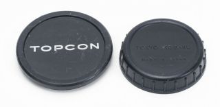 Topcon 49mm Front & Rear Lens Cap For Re,  D,  Dm